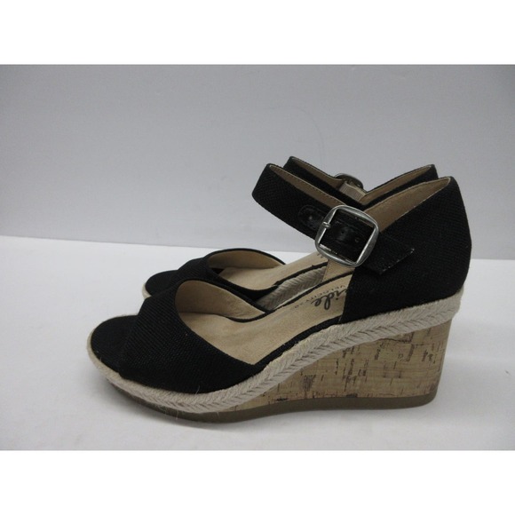 Life Stride Women's Go For It Wedge Sandal in Black, Size 6M (Like new) - Picture 2 of 5